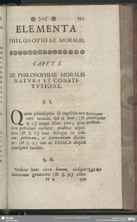 Elementa Philosophiae Moralis