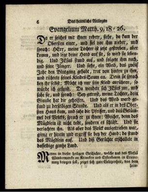 Evangelium Matth. 9- 18-26.