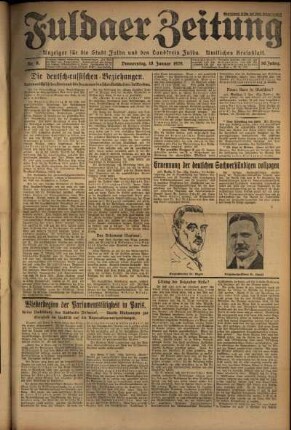 Ausgabe vom Donnerstag, den 10. Januar 1929.