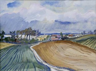Blick auf Goddin, Insel Usedom