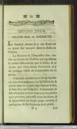 Second Jour. Grand Bal Ou Redoute