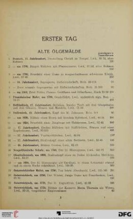 Alte Ölgemälde (Nr. 1-28)