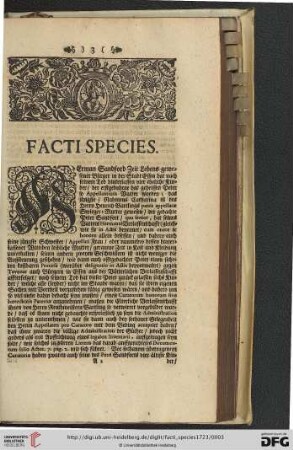 Facti Species