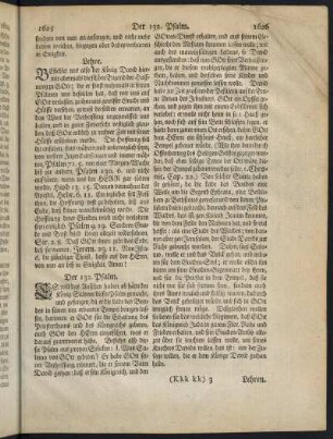 1626-1666, 132. Psalm - 138. Psalm