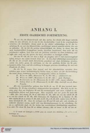 Anhang I: Erste (bairische) Fortsetzung