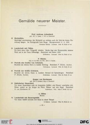 Gemälde neuer Meister (Nr.85-206a)