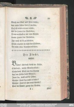 Die Flucht.