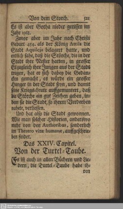 Das XXIV. Capitel. Von der Turtel-Taube