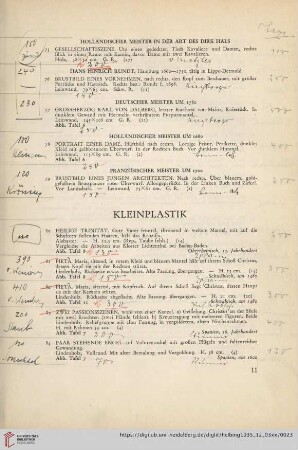 Kleinplastik (Nr. 80-101)