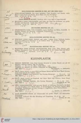 Kleinplastik (Nr. 80-101)