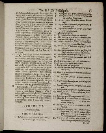 Titulus III. [ - ] Titulus V.