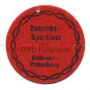 Betriebssportgemeinschaft (BSG) "Fortschritt", Betriebssportfest in Gelenau-Venusberg