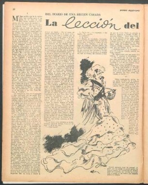 La lección del clavel : Del diario de una recién casada