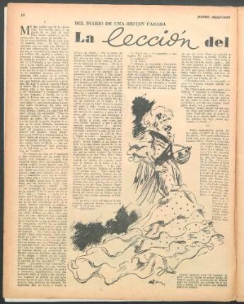 La lección del clavel : Del diario de una recién casada