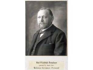 Die Bierbrauerei Friedrich Hoepfner in Karlsruhe. Hoepfner, Karl Friedrich