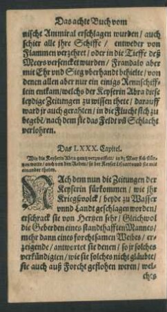 Das LXXX. Capitel.