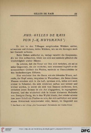 Aus: Gilles de Rais