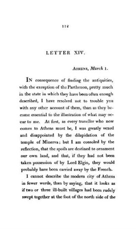 XIV. Athens. - State of Athens. The diocese of Athens. The Greek church. The university and schools of Athens. Public amusements. Police. Magistrates. Reflexions on the state of Athens.