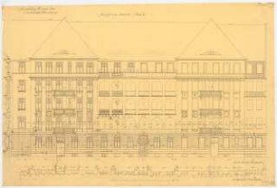 Siedlung Haeselerstraße, Berlin-Charlottenburg: Block 12, Haeselerstraße 24-28/Soorstraße 77-79: Ansicht 1:50