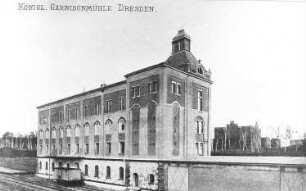 Dresden. Königliche Garnisonsmühle Dresden, aus: Mühlenbauten Seck-Dresden, um 1907