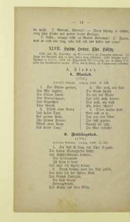 XLVII. Ludw. Heinr. Chr. Hölth