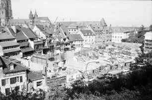 Freiburg: Baugrube Schlossberggarage