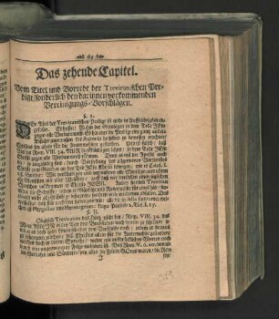Das zehende Capitel.