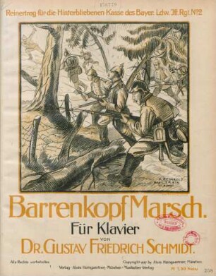 Barrenkopf Marsch : für Klavier