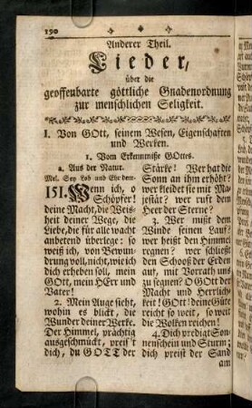 190-288, I. Von Gott, seinem Wesen, Eigenschaften und Werten