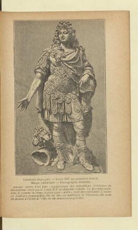 Coysevox (1640 - 1720). - Louis XIV en empereur romain. Musée Carnavalet. - Photographie Hachette