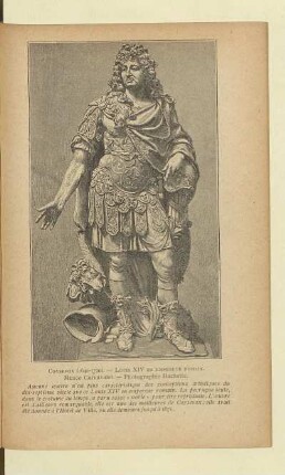 Coysevox (1640 - 1720). - Louis XIV en empereur romain. Musée Carnavalet. - Photographie Hachette