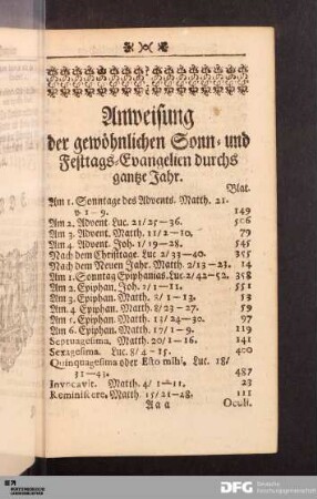 Anweisung der gewöhnliches Sonn- und Festtags-Evangelien durchs gantze Jahr.