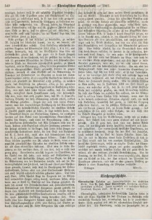 550-556 Kirchengeschichte