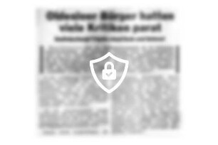 Oldesloer Bürger hatten viele Kritiken parat