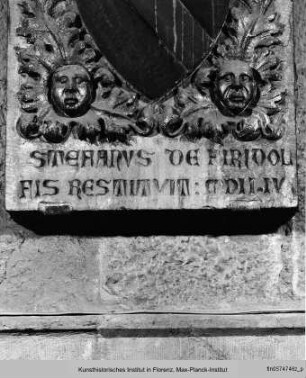 Wappenstein des Stefano di Firidolfi - Wappenstein des Stefano di Firidolfi