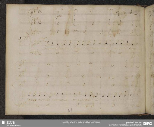 Recitativo: Sommo Dio che piovesti in lingue accese