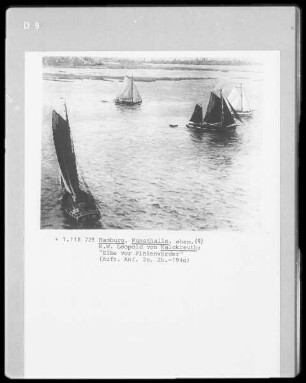 Elbe vor Finkenwerder