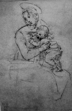 Studie für eine Madonna