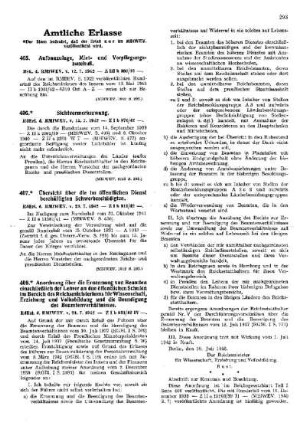 Sichtvermerkszwang : [Amtliche Erlasse] ; [Amtlicher Teil]