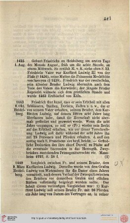 Regesten 1425 - 1449