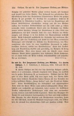 334-335 [Rezension] Schilgen, Hardy, Du und Sie