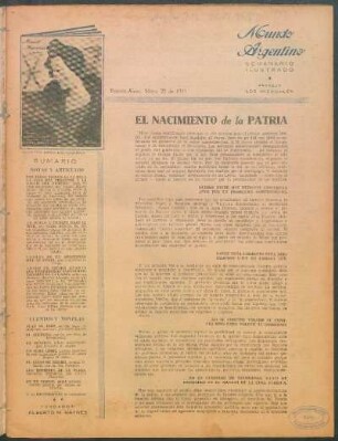 El nacimiento de la patria