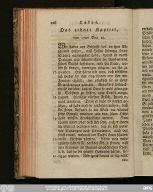 Das zehnte Kapitel, vom 17ten Vers an.