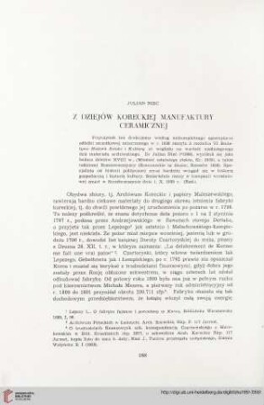 13: Z dziejów koreckiej manufaktury ceramicznej