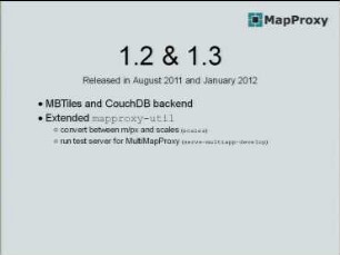 Past, Present, & Future of MapProxy