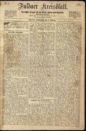 Ausgabe vom Donnerstag, den 04. Januar 1883.
