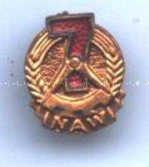 Aufbaunadel des Nationalen Aufbauwerks (7-Jahrplan-Emblem), in Bronze