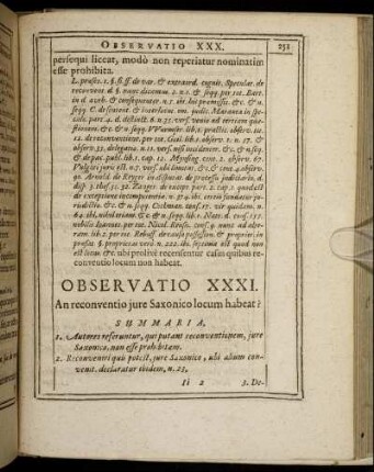 Observatio XXXI. - Observatio XL.