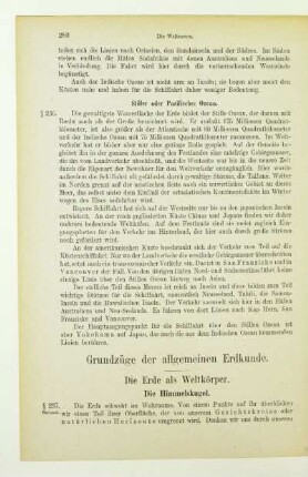 Grundzüge der allgemeinen Erdkunde