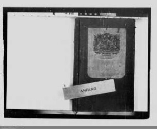 Korrespondenz Fürst Christians von Nassau-Dillenburg mit dem Reichshofratsagenten Fabricius in Wien